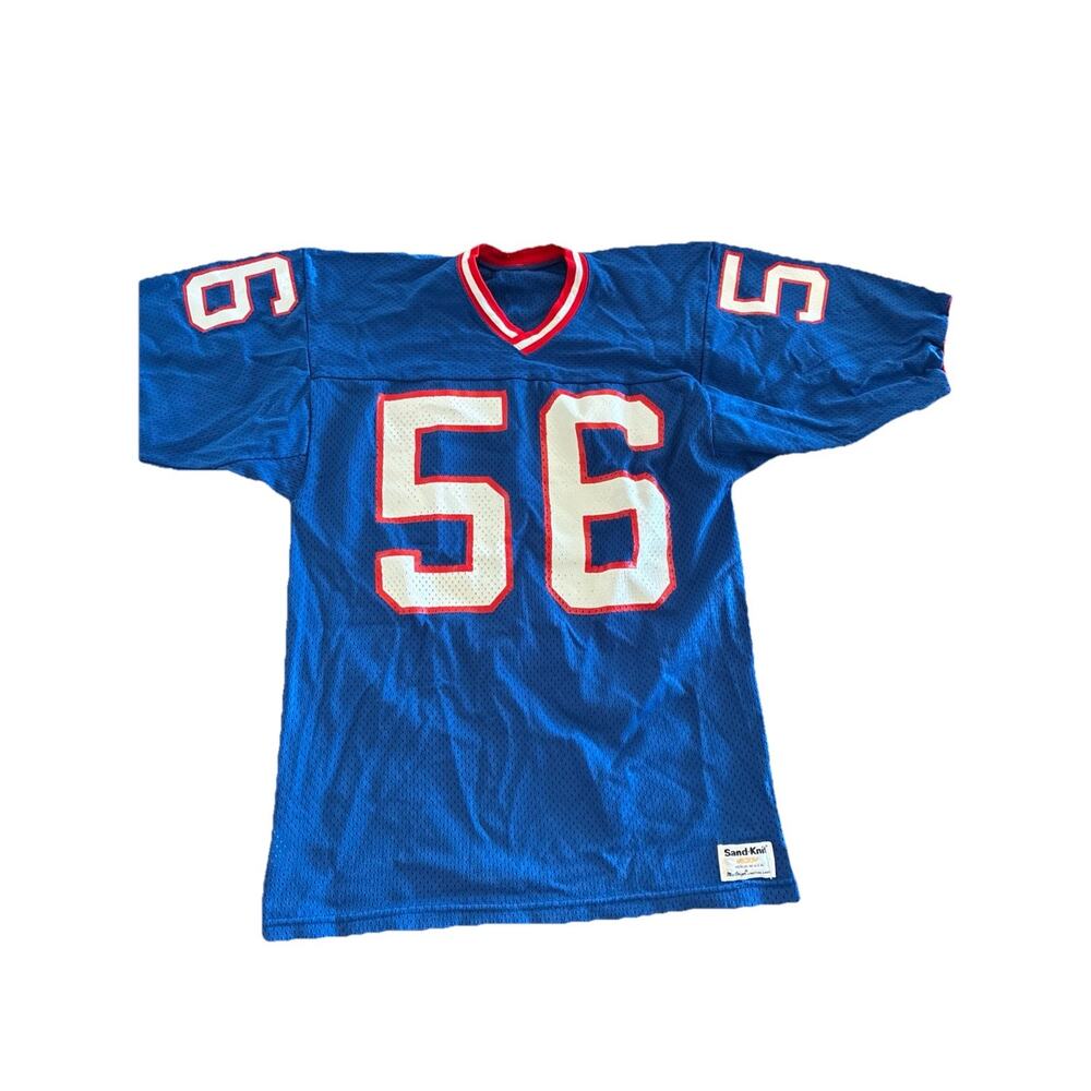 Lawrence Taylor NEW YORK GIANTS #56 Vintage Sand Knit MacGregor Jersey-Size M
